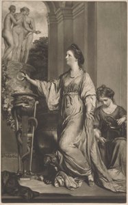 Lady Sarah Bunbury Sacrificando às Graças 作： Edward Fisher