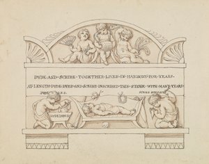 ダイドとスクライブのモニュメントのデザイン 作： Edward Francis Burney