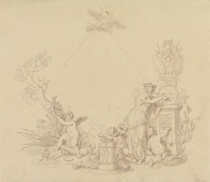 ベートーベンの作品へのイラストのデザイン 作： Edward Francis Burney