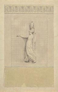 水差しを頭に乗せた女性像 作： Edward Francis Burney