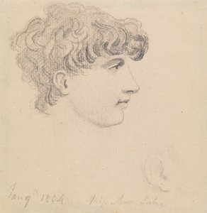 1804 年 1 月 9 日、ミス・アン・ルーキー (?) 作： Edward Francis Burney