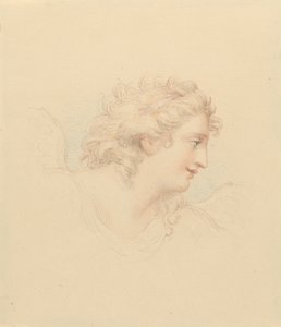 女性ヘッドのプロファイル研究 作： Edward Francis Burney