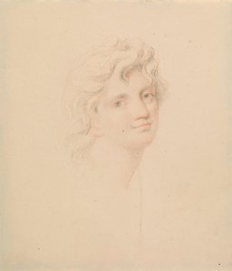 女性の頭の研究 作： Edward Francis Burney