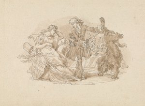 演劇シーン 作： Edward Francis Burney