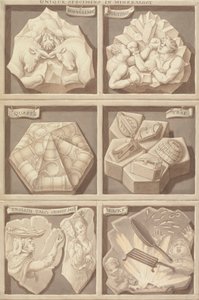 鉱物学のユニークな標本 作： Edward Francis Burney