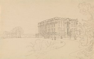 イーストン・ネストン、ノーザンツの眺め 作： Edward Francis Burney