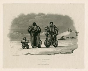 エスキモー・グループ、イグロリク 作： Edward Francis Finden