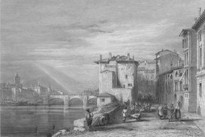 ヴェローナ、1832年。 作： Edward Francis Finden