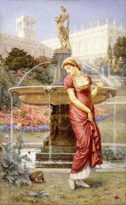 カエル王子、1880 作： Edward Frederick Brewtnall