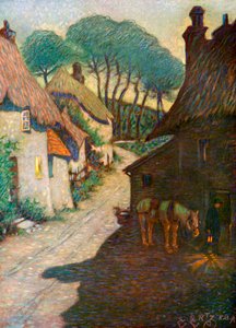 サーデストンビレッジ、サウスデボン、1924-1926年 作： Edward Frederick Ertz