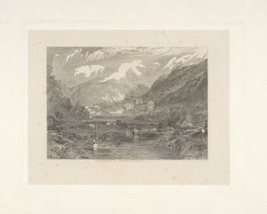 リヴォー修道院、ヨークシャー 作： Edward Goodall