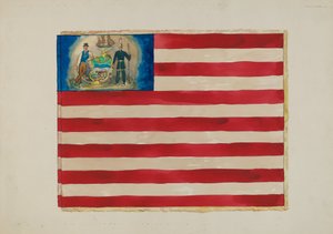 旗: メキシコ戦争、c。 1936年。 作： Edward Grant