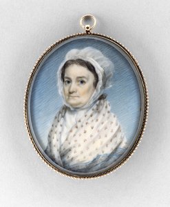 メアリー・グールド・アルミー、1797-1800年頃（象牙の水彩画） 作： Edward Greene Malbone