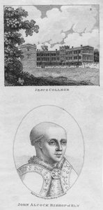 ジーザスカレッジ、イーリーのジョンアルコック司教、1801年。 作： Edward Harding