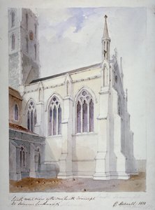 サザーク大聖堂、ロンドン、1831 年 作： Edward Hassell