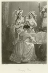 美とドレス 作： Edward Henry Corbould