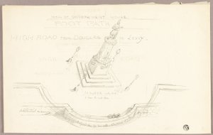 モニュメントの鳥瞰図 作： Edward Henry Corbould