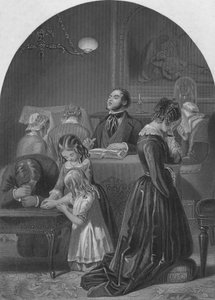 家族崇拝、c1870 作： Edward Henry Corbould