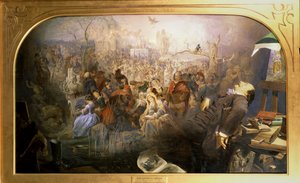 アーティストの夢 作： Edward Henry Corbould