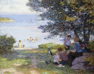 水辺で 作： Edward Henry Potthast