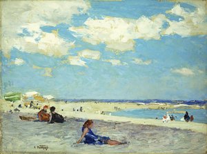 長い砂浜、 作： Edward Henry Potthast