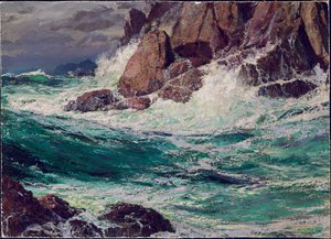 ストーミーシーズ、1923 作： Edward Henry Potthast