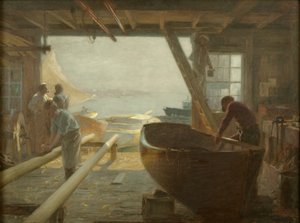 ボートビルダー 作： Edward Henry Potthast