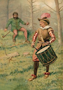 ドラマーとジャイアント、1901 作： Edward Henry Wehnert