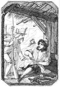 ナップザック、帽子、および角、1901 作： Edward Henry Wehnert