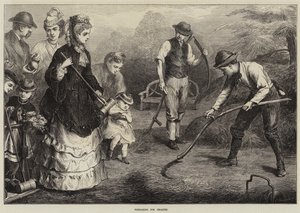 クロケットの準備 作： Edward Hughes