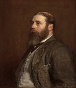 ウィリアム・ヘンリー・ウィルズ、エスク、M.P.（ロード・ウィンターストーク）、1880年頃（油彩・キャンバス 作： Edward John Gregory