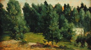 里山の風景 作： Edward John Poynter