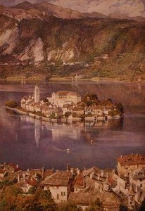 イゾラ・サン・ジューリオ、オルタ湖 作： Edward John Poynter