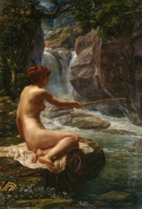 ストリームのNypmph 作： Edward John Poynter