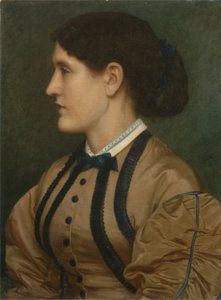 エリザイーストレイクの肖像（1809-93）1864（キャンバスに油彩） 作： Edward John Poynter