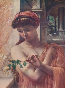 愛の神殿のプシュケ、1882年、c1915 作： Edward John Poynter