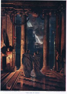 3月のイデス、「ハッチンソンの国家史」から 作： Edward John Poynter