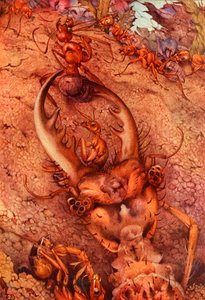 アントライオン、1914年。DELETE-著作権のあるアーティスト 作： Edward Julius Detmold