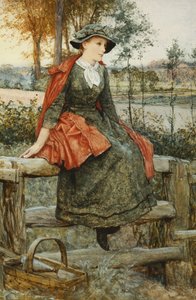 赤い岬、1883 作： Edward Killingworth Johnson