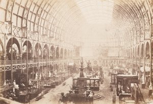 1853年ダブリン大工業博覧会（写真）。