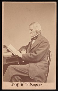 ウィリアム・バートン・ロジャースの肖像、1804～1882年、1866～1873年。 作： Edward L Allen