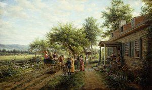 1812年、1913年の戦争のニュース 作： Edward Lamson Henry