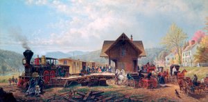 1867年の9:45の宿泊施設 作： Edward Lamson Henry