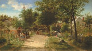カントリーストア、1885年。 作： Edward Lamson Henry