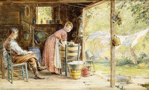 ウォッシュデー、1890 作： Edward Lamson Henry