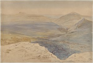 ギリシャ、キトラ島の眺め 作： Edward Lear