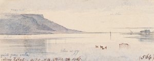 アブー・ゾバト；1867年2月28日午前9時30分（564） 作： Edward Lear