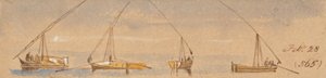 船（ダハベア）；2月28日［1867年］（565） 作： Edward Lear