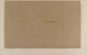 カラブリア、1847年 作： Edward Lear