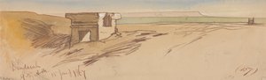 デンデラ、1867年1月15日午前9時15分 (157) 作： エドワード・リア